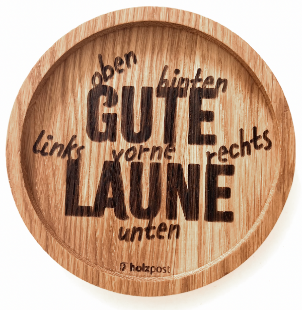 Untersetzer "Gute Laune"