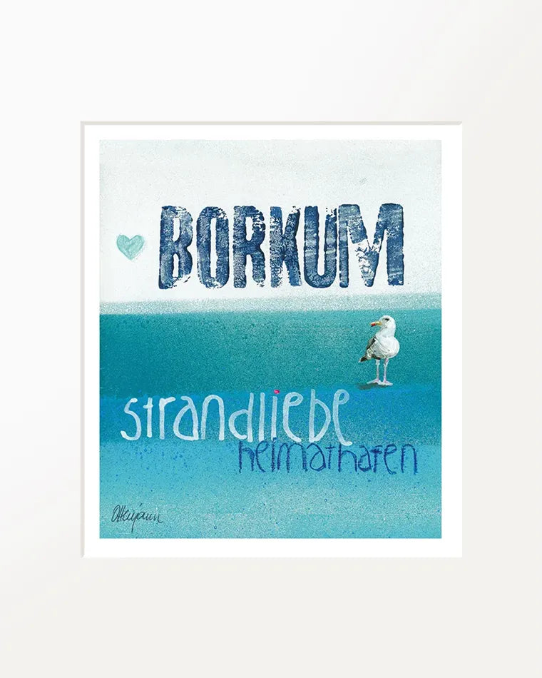 Passepartout-Bild "Borkum"
