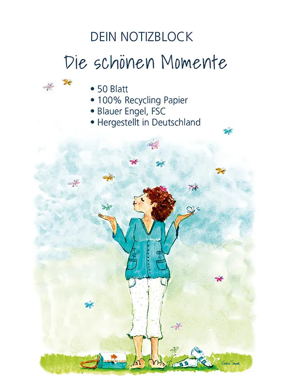 Notizblock "Die schönen Momente"