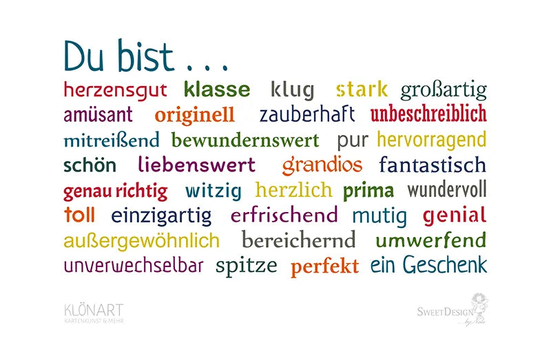 Frühstücksbrettchen "Du bist..."