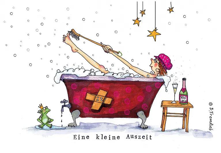 Künstlerkarte "Eine kleine Auszeit"