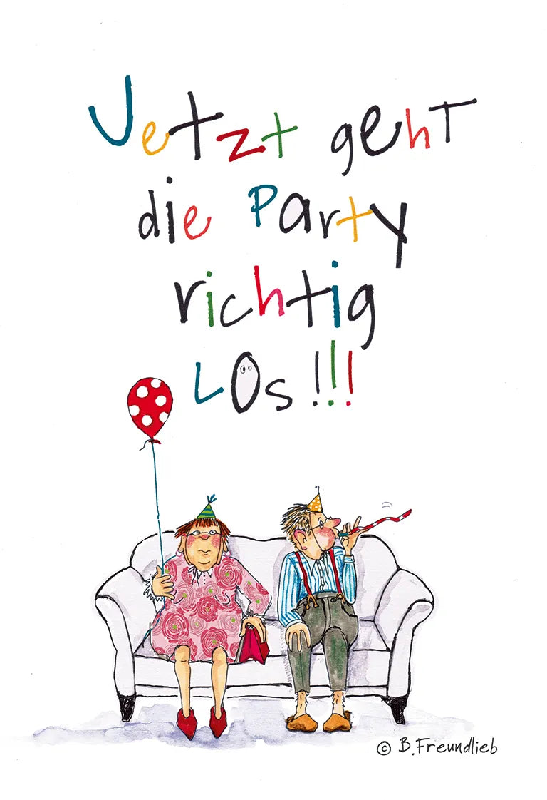 Magnet "Jetzt geht die Party richtig los!"
