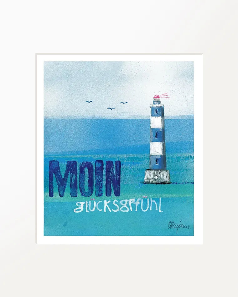 Passepartout-Bild "Moin Glücksgefühl"