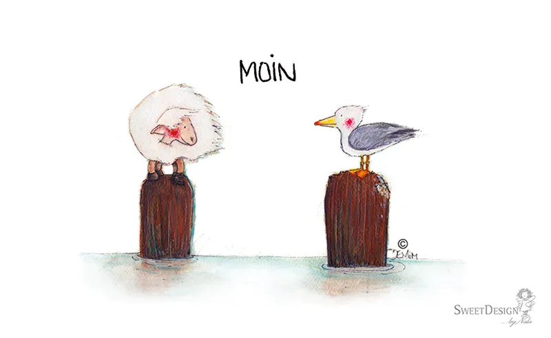 Frühstücksbrettchen "Moin"