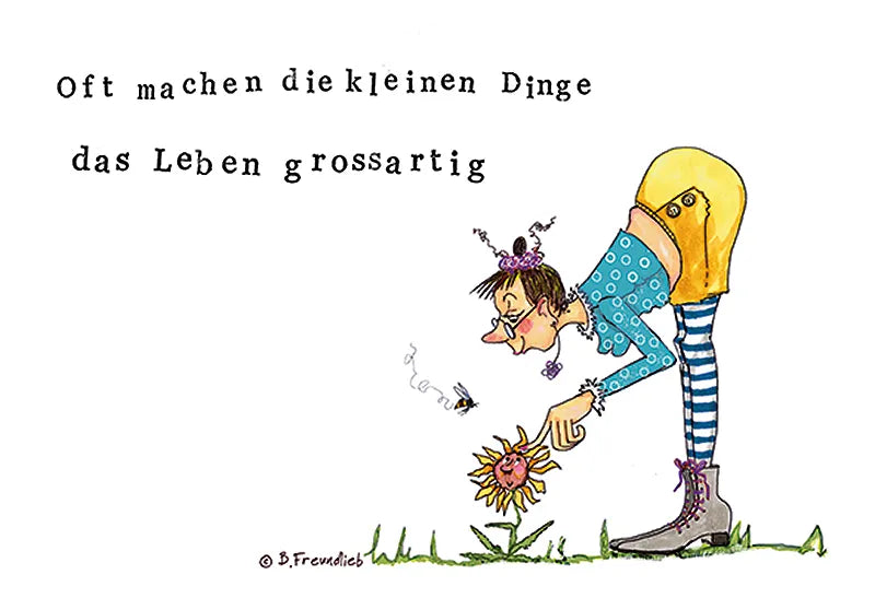 Magnet "Oft machen die kleinen Dinge das Leben großartig"
