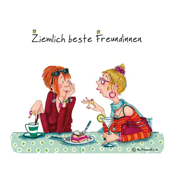 Holzbild "Ziemlich beste Freundinnen"