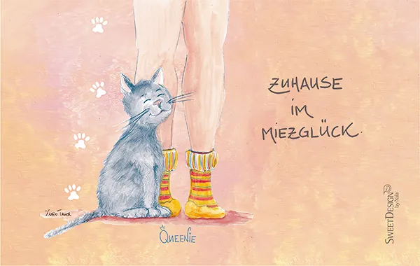 Frühstücksbrettchen "Zuhause im Miezglück"
