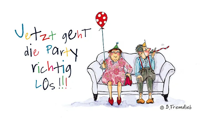 Frühstücksbrettchen "Jetzt geht die Party richtig los"