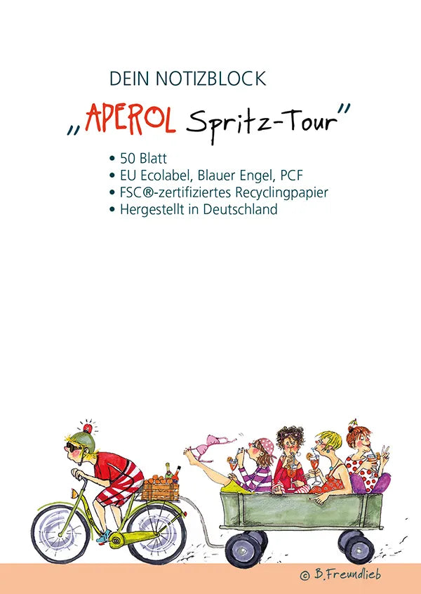 Notizblock "Aperol"