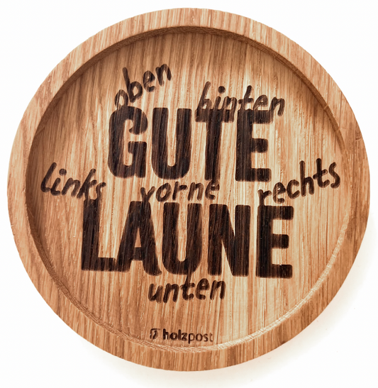Untersetzer "Gute Laune"