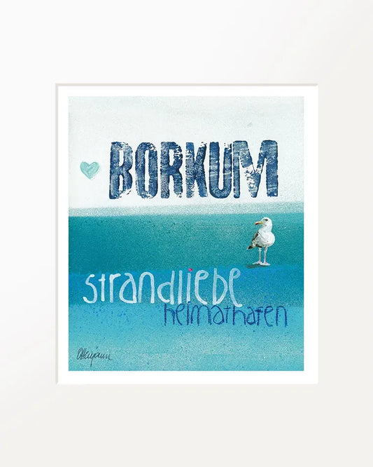 Passepartout-Bild "Borkum"