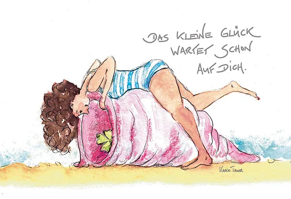 Magnet "Das kleine Glück wartet schon auf dich"