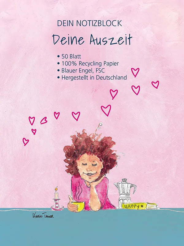 Notizblock "Deine Auszeit"