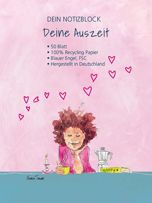Notizblock "Deine Auszeit"