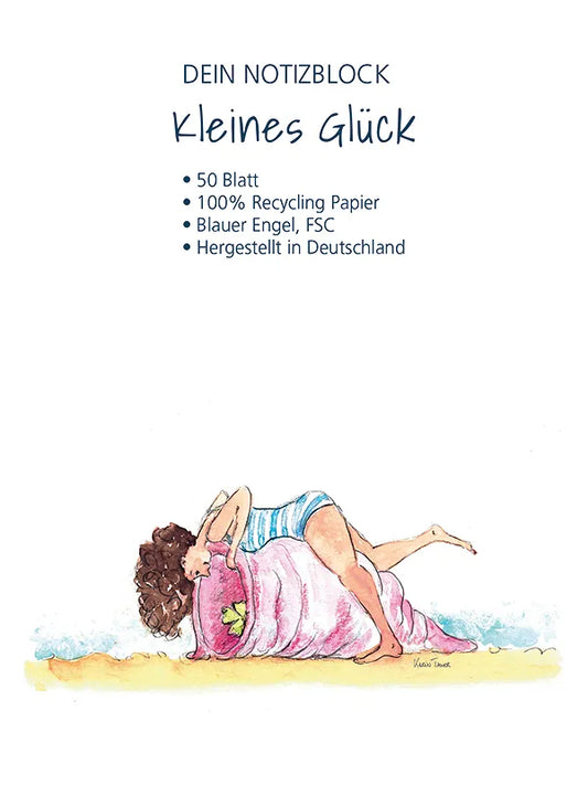 Notizblock "Kleines Glück"