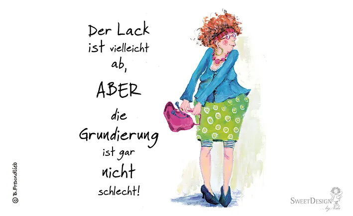 Frühstücksbrettchen "Der Lack ist vielleicht ab..."