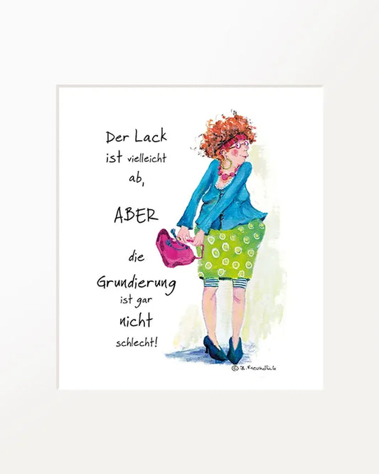 Passepartout-Bild "Der Lack ist vielleicht ab..."
