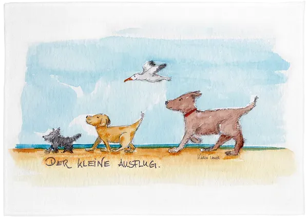 Geschirrtuch "Der kleine Ausflug 2"