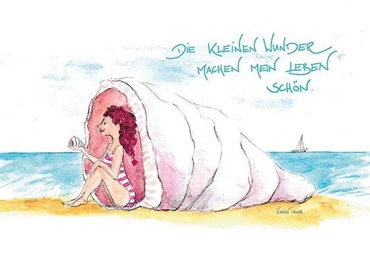 Magnet "Die kleinen Wunder machen mein Leben schön."