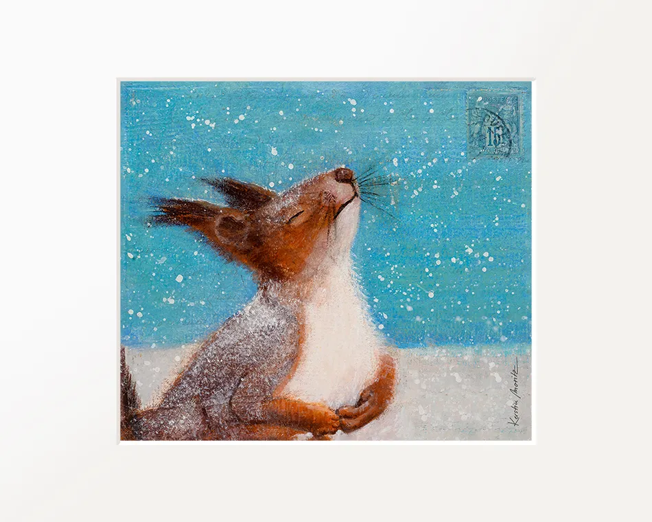 Passepartout-Bild "Eichhörnchen Hazel"