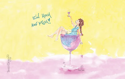 Frühstücksbrettchen "Ein Hoch auf mich!"