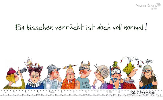 Frühstücksbrettchen "Ein bisschen verrückt..."