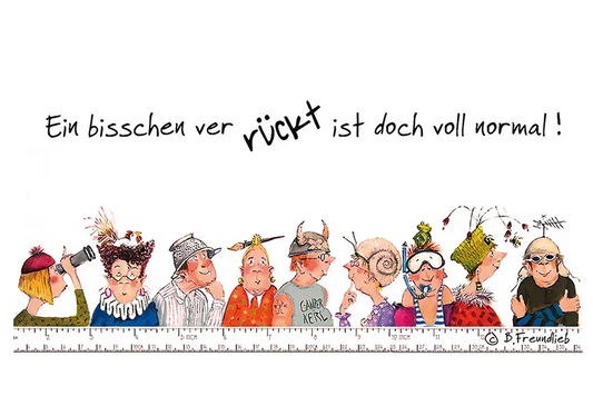 Magnet "Ein bisschen verrückt..."