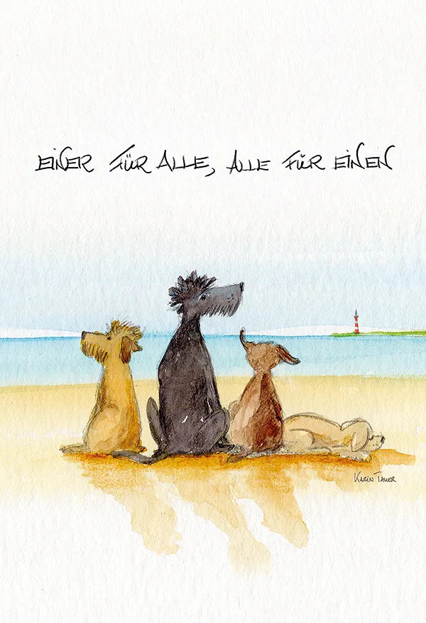 Magnet "Einer für alle, alle für einen"