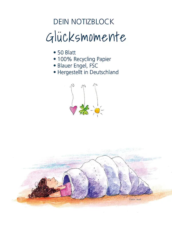 Notizblock "Glücksmomente"