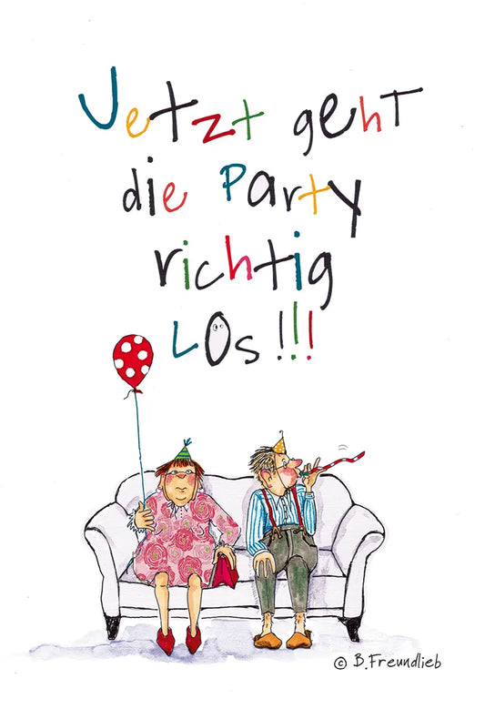 Magnet "Jetzt geht die Party richtig los!"
