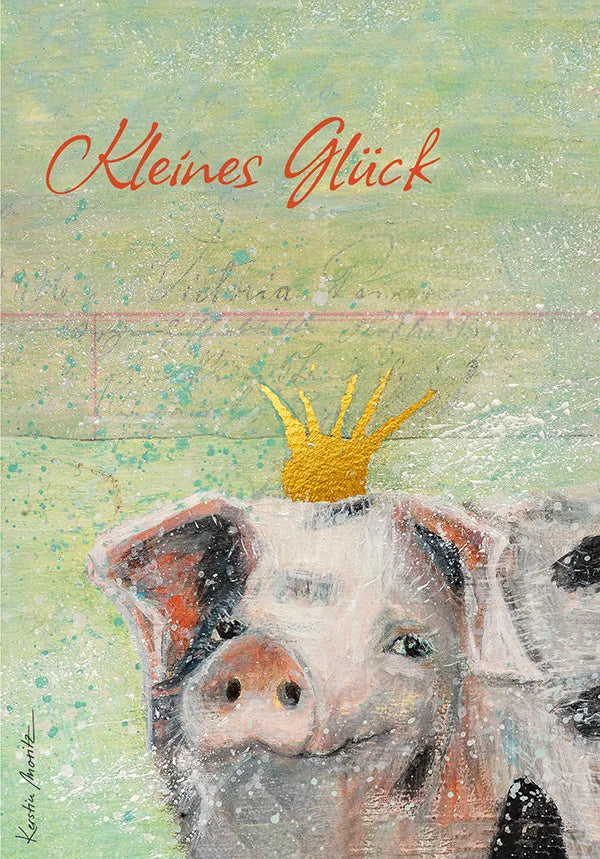 Künstlerkarte "Kleines Glück"