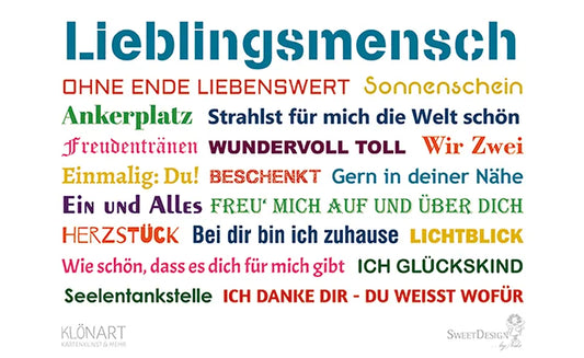 Frühstücksbrettchen "Lieblingsmensch"