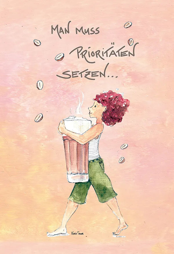 Magnet "Man muss Prioritäten setzen"