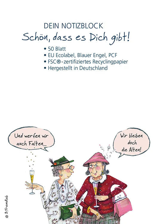 Notizblock "Schön, dass es Dich gibt!"