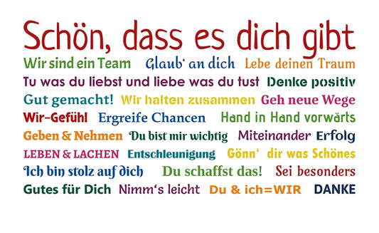 Frühstücksbrettchen "Schön, dass es dich gibt"
