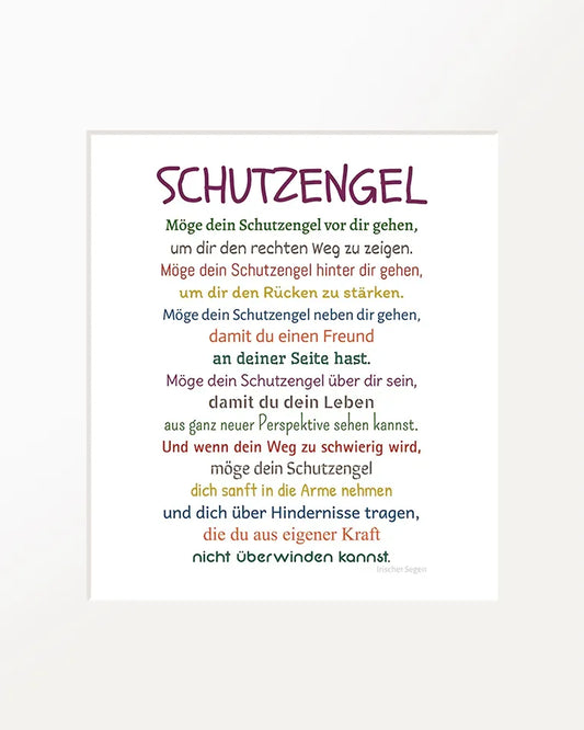 Passepartout-Bild "Schutzengel"