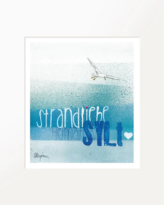 Passepartout-Bild "Strandliebe ..."