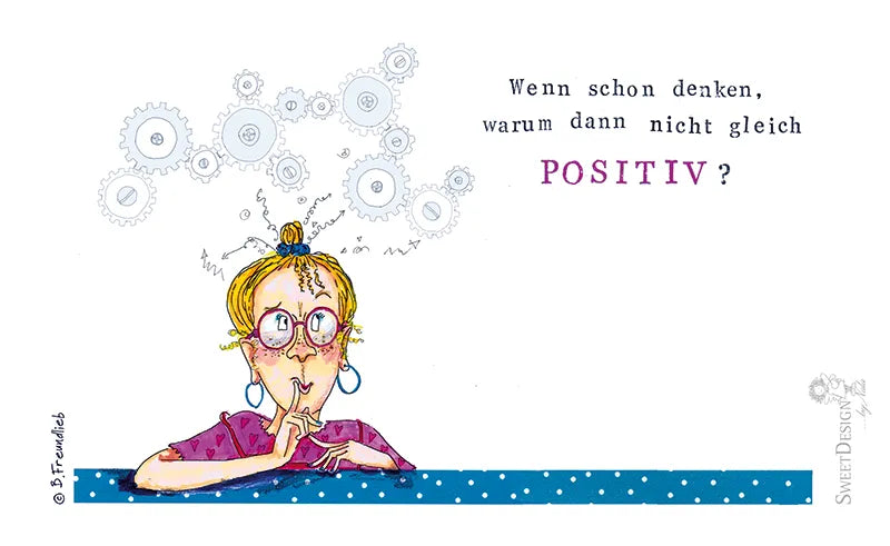 Frühstücksbrettchen "Wenn schon denken..."