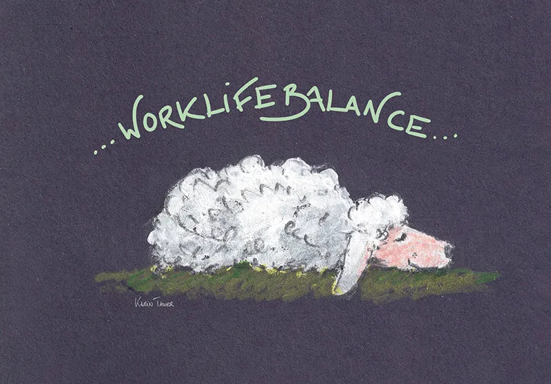Künstlerkarte "Worklifebalance..."