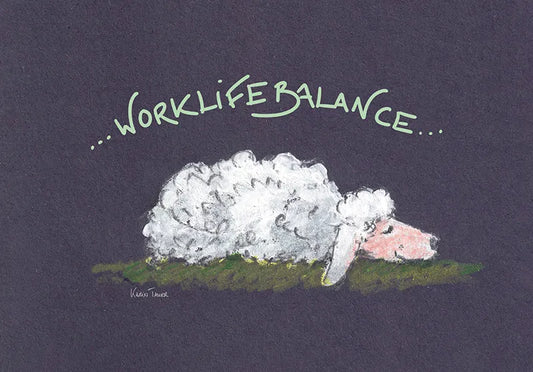 Künstlerkarte "Worklifebalance..."
