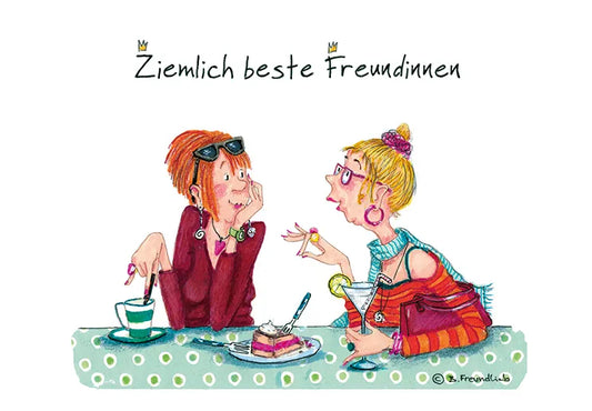 Künstlerkarte "Ziemlich beste Freundinnen"